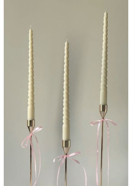 Şamdan Mum 3’lü Set