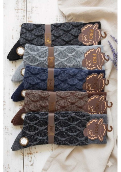 Lambswool (Yün) Erkek Çorap Dikişsiz 5'li Asorti Paket fiyatları