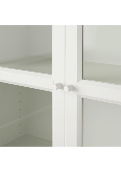 Cam kapaklı kitaplık, beyaz, 80x30x202 cm fırsatları