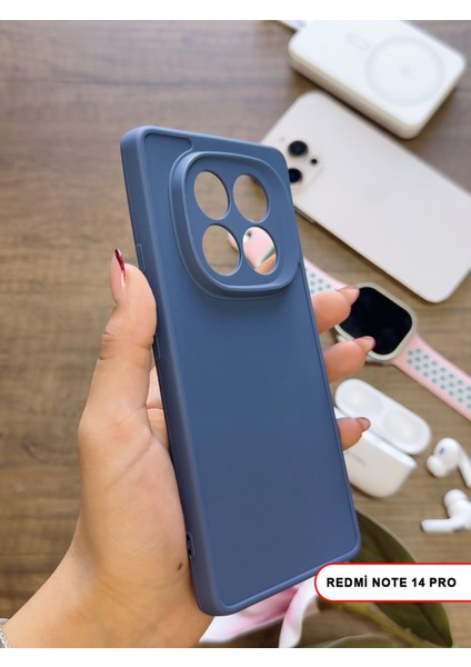 Redmi Note 14 Pro Uyumlu Kamera Korumalı Darbeye Dayanıklı Renk Atmayan Keep Silikon Kılıf
