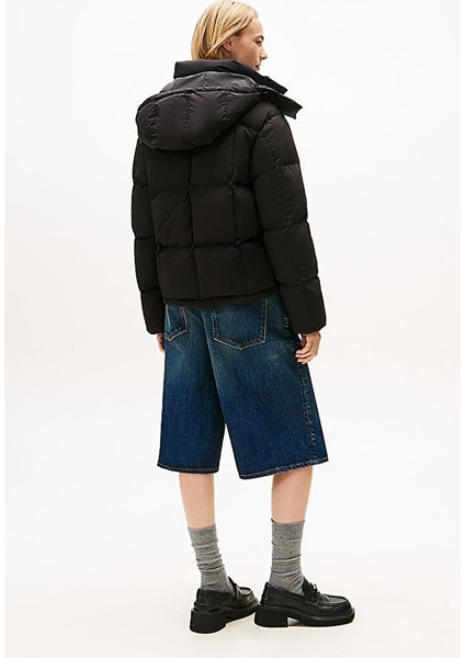 Kadın Alaska Grid Down Puffer Mont - Siyah modelleri