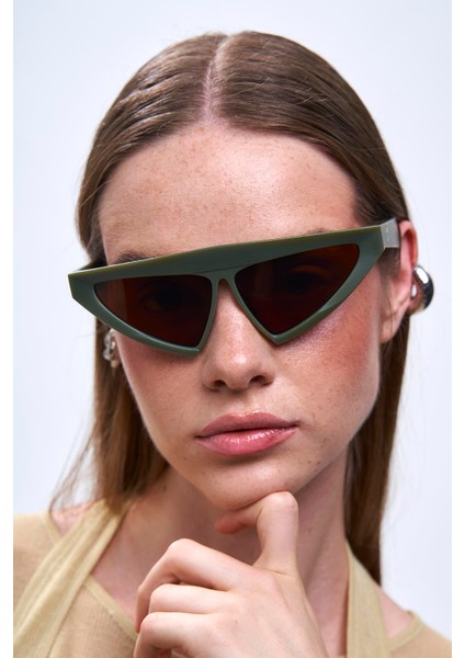 Mirela Green Brown Güneş Gözlüğü