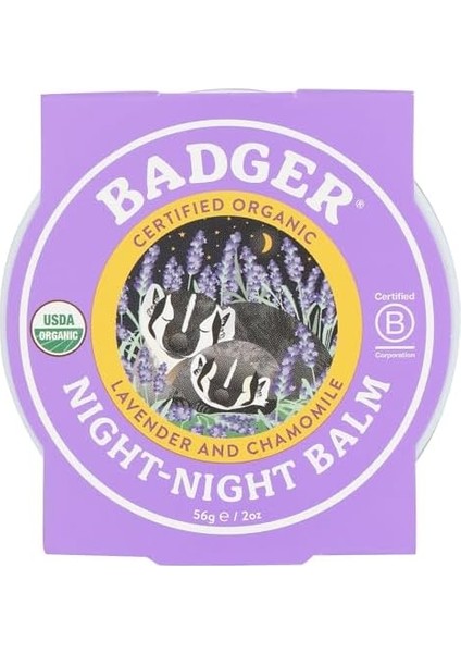 Badger Gece Kremi (Night-Night Balm) 56 gr