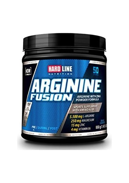 Hardline Arginine Fusion Portakal Aromalı 650 gr