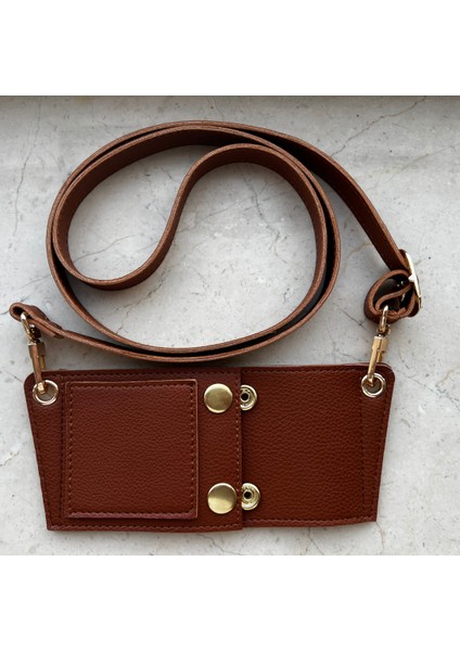 Termos Taşıma Çantası Askısı Omuz Askılı 1.18 Lt ve 0.89 Lt ile Uyumlu Vegan Deri Ayarlanabilir