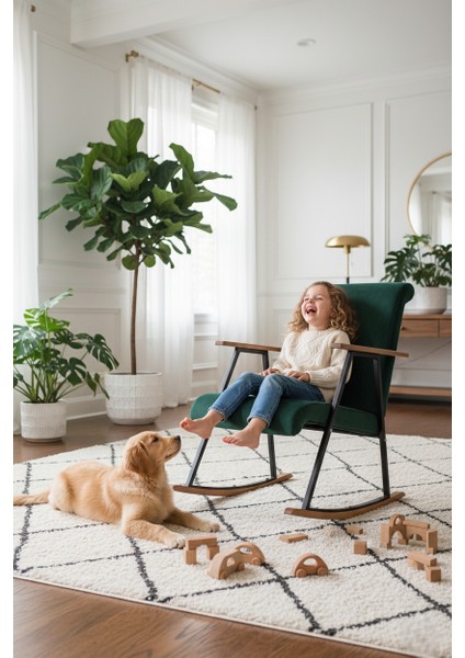 Sallanan Koltuk | Sallanır Tv Koltuğu | Dinlenme & Rahatlama Sandalyesi | Ahşap Detaylı fiyatları