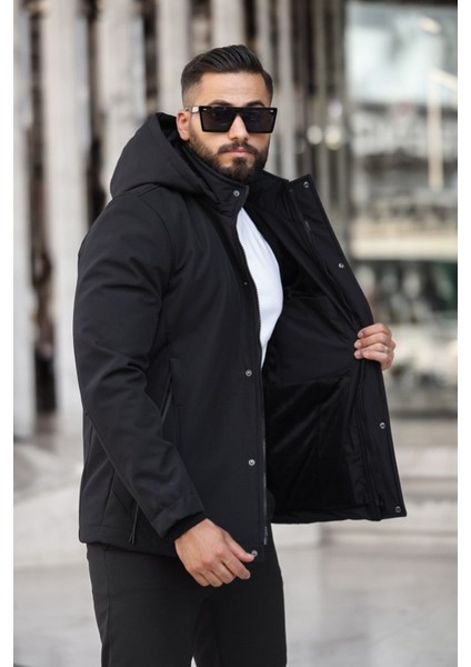 Kapüşonu Çıkabilen Içi Kürklü Softshell Mont modelleri