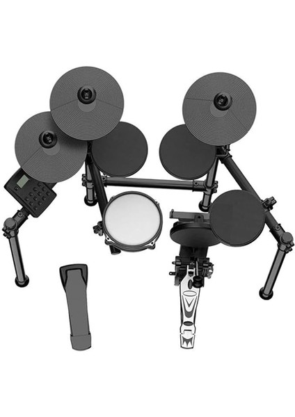 Electronic Drums Five Drum Full Mesh Electronic Drum Set Built-In Metronomer Professional Practice Pad Drum Stand