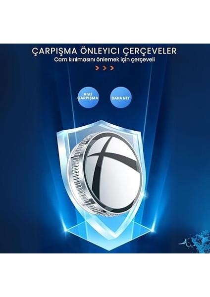 Full View-Vision 2 Adet Araç Kör Nokta Aynası Geniş Açılı Geri Görüş Aynası Oto Kör Nokta Aynası fırsatları