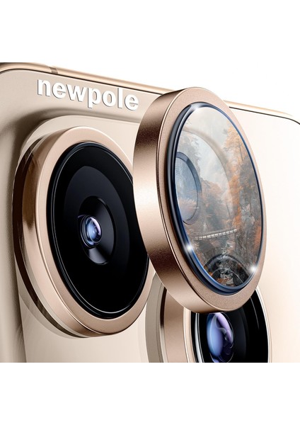 16 Pro/ 16 Pro Max Için Kamera Safir Lens, 9h Temperli Cam Lens Kamera 16 Pro ve 16 Pro Max Kamera