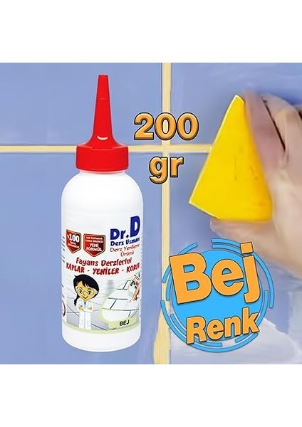 Renk Derz Dolgu Fayans Seramik Mermer Yer Duvar Için Tamir Derz Yenileme Dolgusu 200 gr fiyatları