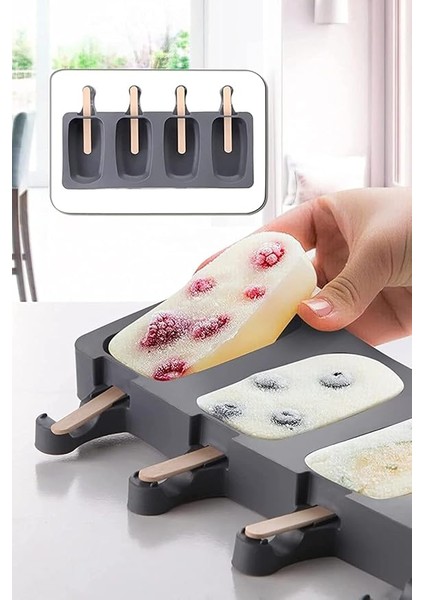 Magnum Dondurma Kalıbı 4 Bölmeli 2'li Paket