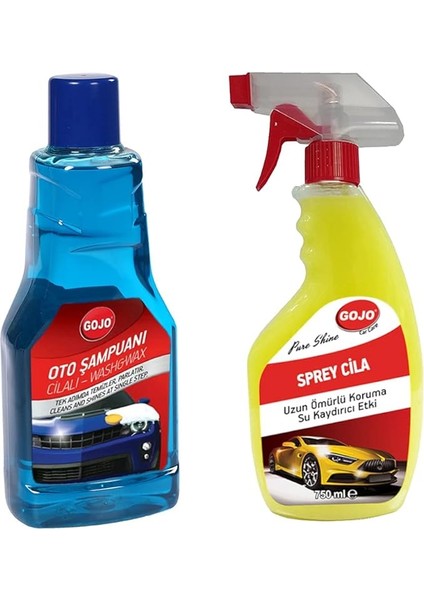 Hızlı Cila 750 ml + Cilalı Oto Yıkama Şampuan