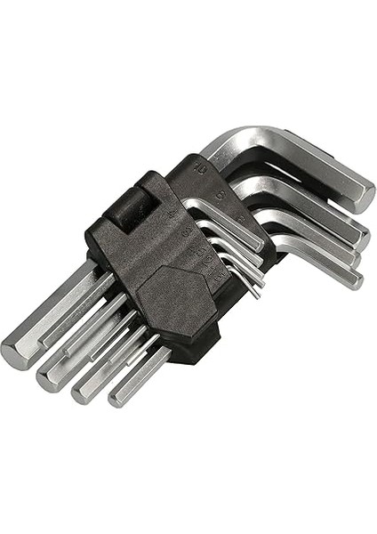 9 Parça Altıgen Alyen Anahtar Seti – Farklı Boyutlarda Hex Takım | Bisiklet, Mobilya, Makine Montajı ve El Aletleri Kullanımı Için Uygun | Ergonomik L Tipi Anahtar Seti modelleri