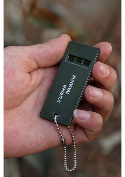 Kamp Outdoor Yaşam Yüksek Sesli Acil Durum Survival Plastik Düdük