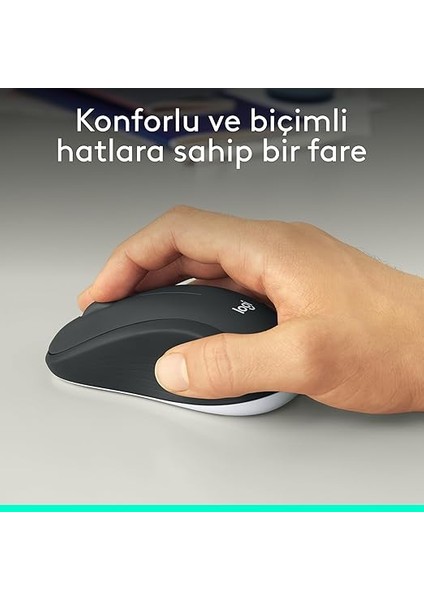 MK540 Kablosuz Klavye ve Mouse Seti, Unifying USB Alıcı, 10 M Kullanım Mesafesi, Sıvı Dökülmesine Dayanıklı, Ayarlanabilir Yükseklik, Siyah modelleri