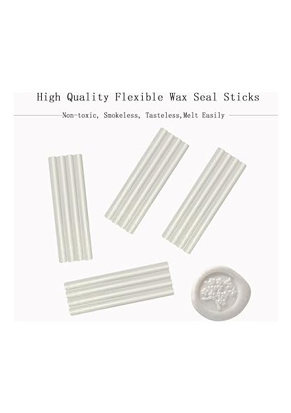 Mum Mühür Çubukları, 16 Adet Tutkal Tabancası Mühür Mumu Çubukları, Mum Mühür Damgası Için, Inci Beyazı Mum Mühür Çubuğu, 0,44 Inç Tutkal Tabancası Için, Düğün Davetiyeleri, Kartlar, Zarflar modelleri