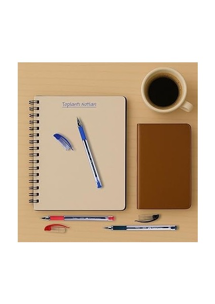 Iğne Uç Tükenmez Kalem Seti, 10’lu, Mavi, 0.7 Mm, Rahat Yazım, Ergonomik Tutuş fırsatları