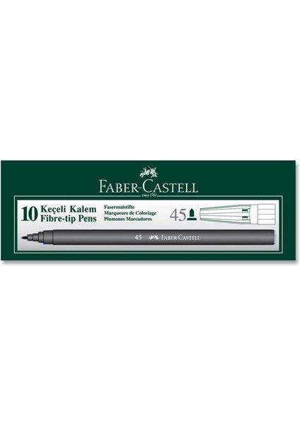 Iğne Uçlu Keçeli Kalem Seti, 10’lu, Siyah Renk, Havalandırmalı Kapak, Kağıt ve Karton Yüzeyler Için Uygun fiyatları