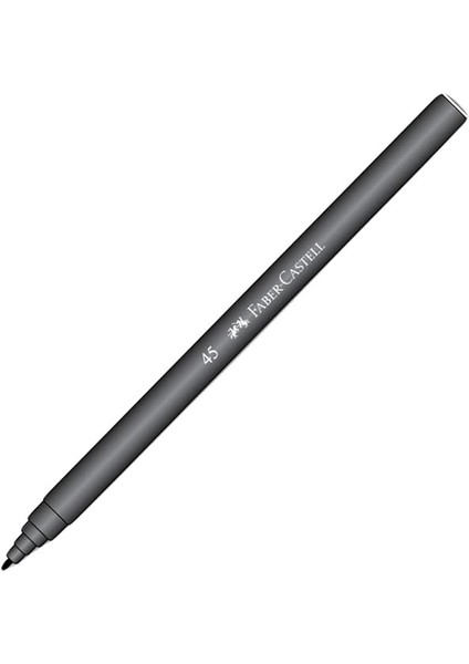 Iğne Uçlu Keçeli Kalem Seti, 10’lu, Siyah Renk, Havalandırmalı Kapak, Kağıt ve Karton Yüzeyler Için Uygun modelleri