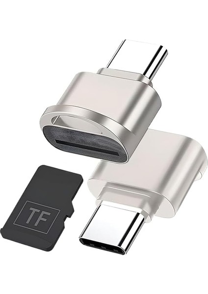 Card Reader Kart Okuyucu Tüm Type C Cihazlar Için Çipli Kart Okuyucu ve Dönüştürücü (Ha-02 Type C - Micro Kart Okuyucu)