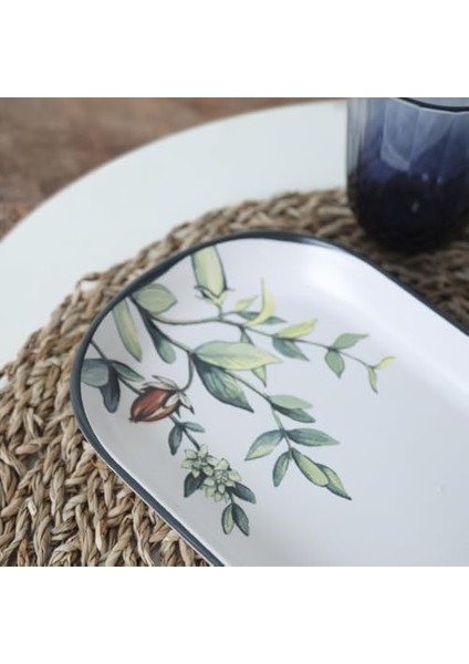 Çiçek Bahçesi Noyan Kayık Tabak 28 cm 2 Adet 18941 modelleri