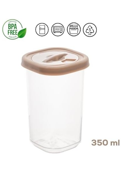 1061 Döner Kapaklı Etiketli Seti - 12'li Cappuccino Kapaklı 350 cc modelleri