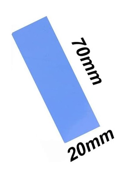 Plus Primex PX-PAD01 7x2 cm 1mm 3.4gr Yüksek Iletken Termal Pad, Mavi Thermal Pad (M2 Ssd, Chipset, Cep Telefonu, Notebook, Ps4,ps5 Uyumlu) fiyatları