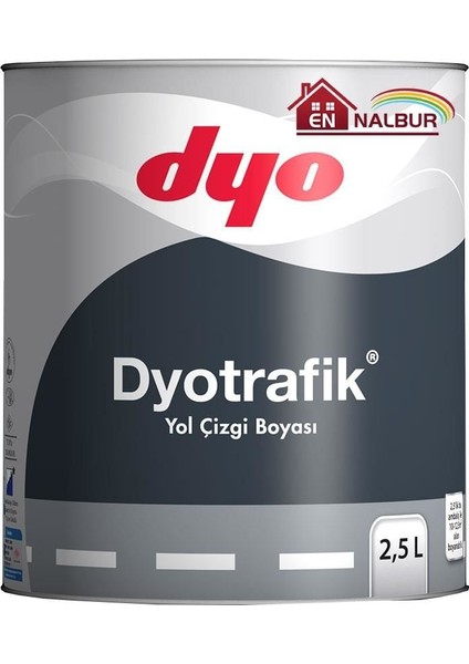 Dyo Trafik Yol Çizgi Boyası 2,5 Litre Sarı