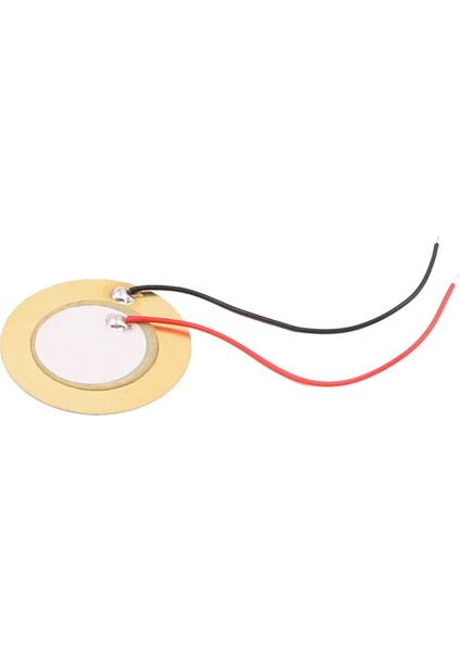 20 Adet 27 mm Piezo Disk Elemanı Sensörü Leads Mic Drum Trigger Akustik Pickup Gitar Için indirimleri