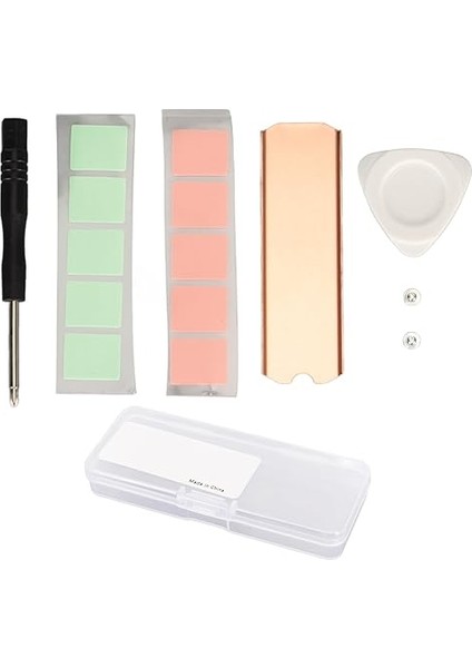 M.2 2280 SSD Bakır Isı Emici, Sağlam Paslanmaz, Yüksek Isı Iletkenliği, 2 Kalınlıkta Nano Termal Ped, Antioksidan Işlem, Kararlı Kurulum, M.2 2280 Nvme SSD Için