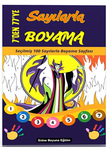7’den 77’ye Sayılarla Boyama Kitabı (100 Sayfa Spiralli Boyama)