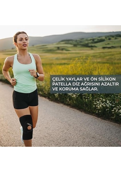 Flexy Medical Diz Ağrısı Için Silikon Patella Ligament Destekli Ayarlanabilir Dizlik, Menisküs Yırtığı, Artrit, Diz Ağrısı, Eklem Ağrısı, Bağ Yırtılması, Kas ve Eklem Koruması Sağlar fiyatları