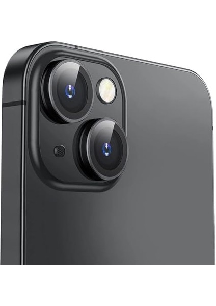 15 6.1 Inc 15 6.7 Kamera Koruma Lensi Çerçeveli Safir 9h Cam 15-15 Siyah Lens fiyatları