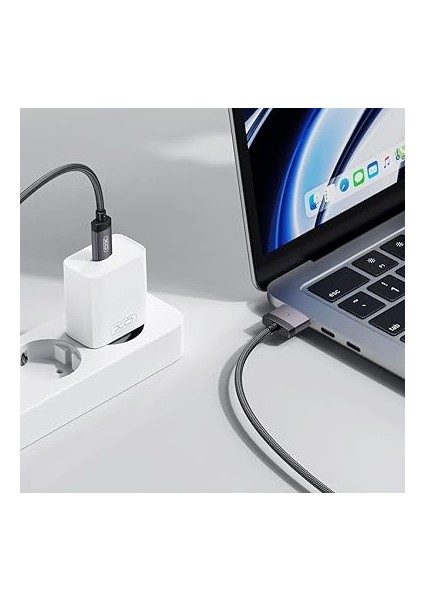 Simple Is Beauty Magsafe ile Uyumlu Kablo, Type-C To Mag 3 Şarj Kablosu – 100W Max Güç, 20V/5A Hızlı Şarj Destekli, 2m Örgü Kablo, Yüksek Güçlü Mıknatıs, Akıllı Çipli, NB287, Siyah fiyatları