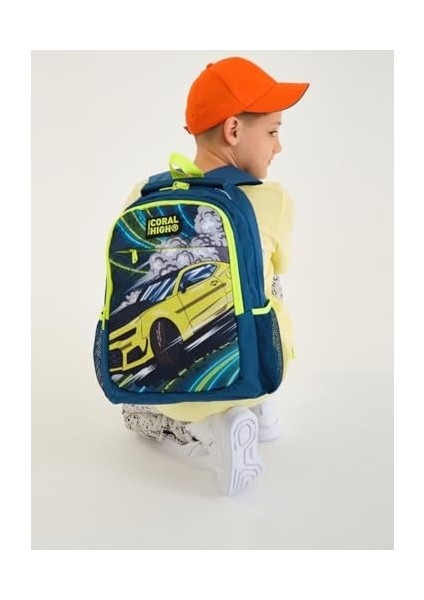 Nefti/sarı Araba Ilkokul ve Ortaokul Sırt Çantası Üç Bölmeli Erkek Çocuk fiyatları