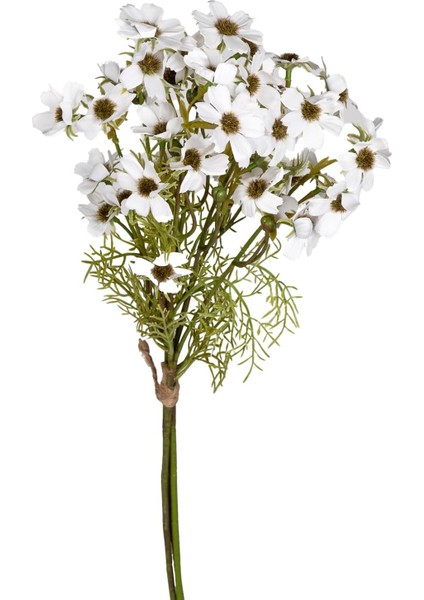 Yapay Çiçek Demeti Beyaz 65 Cm.