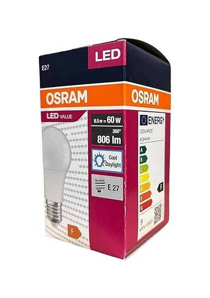 8.5 Watt LED Ampul 6500K Beyaz E27-10 Adet fırsatları