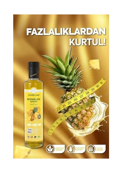 Zühre Ana Bromelain Ananas Içeren Detox Şurubu fiyatları