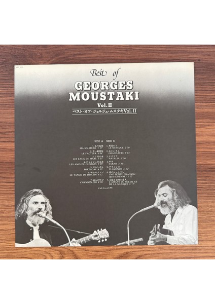 Georges Moustaki – The Best Of / Vol. Iı modelleri