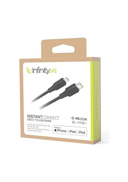 By Harman - Instantconnect Kablo Usb-C Lightning,siyah,1.5m indirimleri