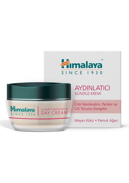 Himalaya Since 1930 Aydınlatıcı Gündüz Kremi, Yüz Kremi, Cınnabloc, Uv Koruma, Hipoalejenik, Kuru ve Karma Ciltler, 50ML fiyatları