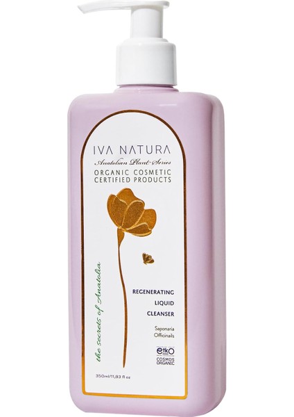 Iva Natura Organik Yenileyici Likit Yüz Temizleyici Sabun Otu Özlü 350 ml