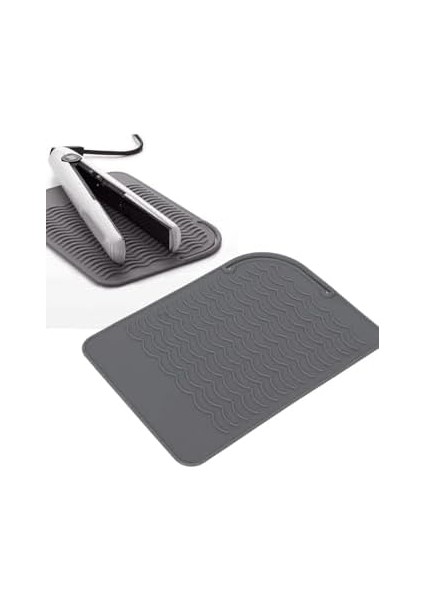 Tineke Saç Maşası Isıya Dayanıklı Silikon Mat Çok Fonksiyonlu Kaymaz Düz Silikon Isıya Dayanıklı Mat modelleri