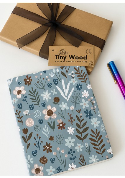 Özel Tasarım Çizgili Defter – Bristol Kapak, Hediyelik & Şık Tasarım