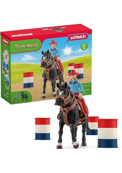 Kovboy Kız ve Fıçılı At Yarışı