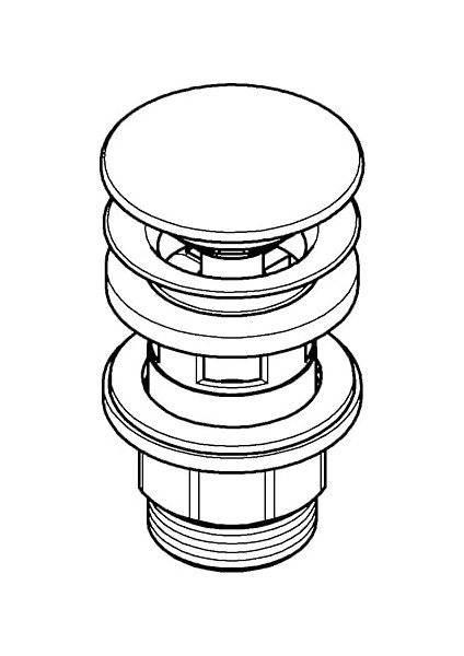 Tahliye Seti (Çıkarılabilir Basmalı Tapalı, Taşmalı Lavabo Için, Kilitlenebilir), Krom, 40824000 modelleri
