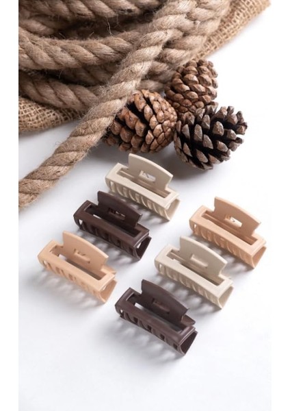 6'lı Renkli Küçük Xs Mandal Toka Seti, Kadın Çocuk Mandal Toka, Toka Organizer, Toka, Kız Çocuk Toka, Kadife Toka