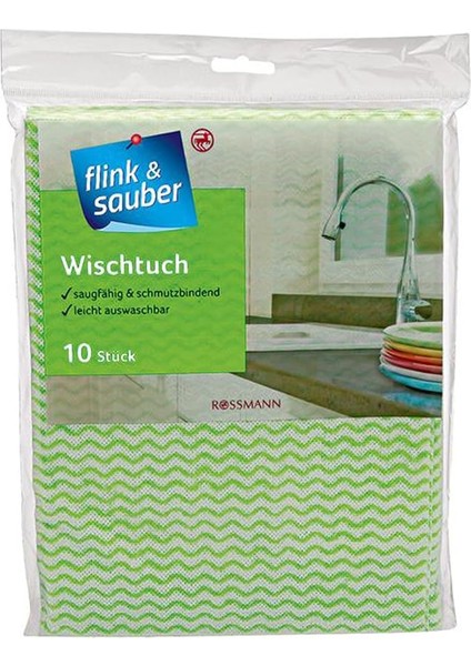 & Sauber Silme Bezi, 10 Adet