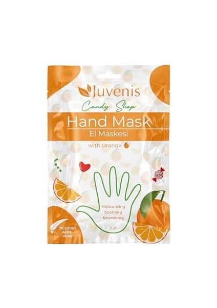 Juvenis Candy Shop Portakallı El Maskesi